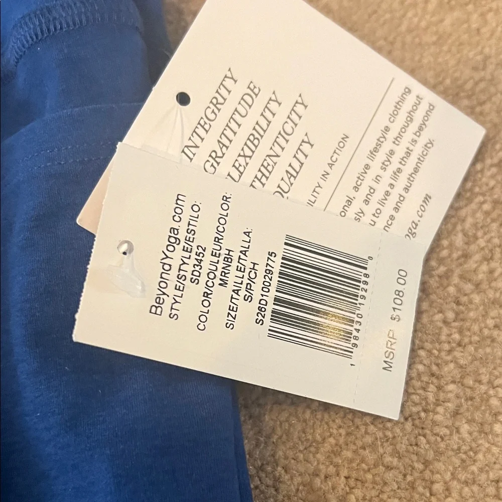 Beyond Yoga spacedye Caught In The Midi Legging in blue size S BNWT